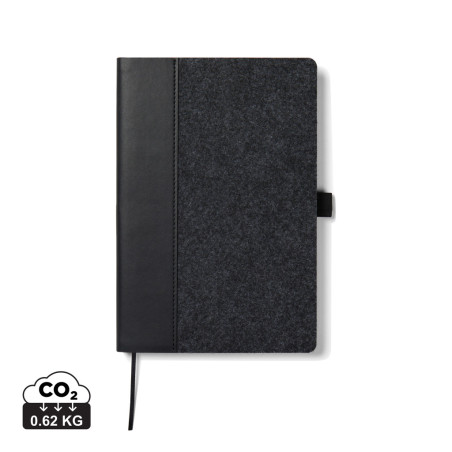 VINGA Carnet en feutre recyclé GRS Albon Personnalisable | BCM Goodies - 3