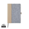 VINGA Carnet en feutre recyclé GRS Albon Personnalisable | BCM Goodies - 1