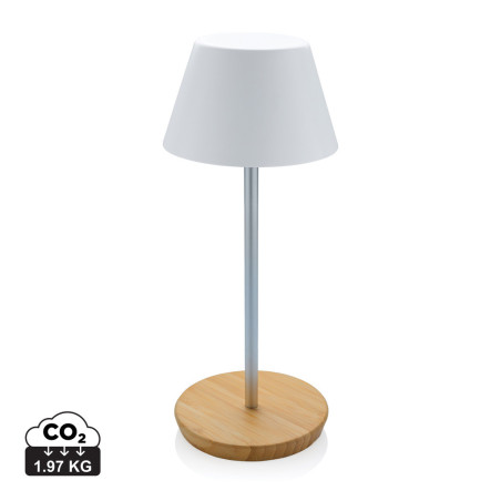 Lampe de table plastique RCS rechargeable par USB Pure Glow Personnalisable | BCM Goodies - 3