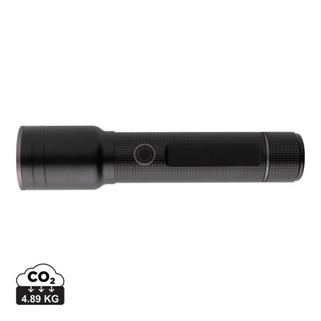 Torche robuste rechargeable par USB en aluminium recyclé RCS Personnalisable | BCM Goodies - 3