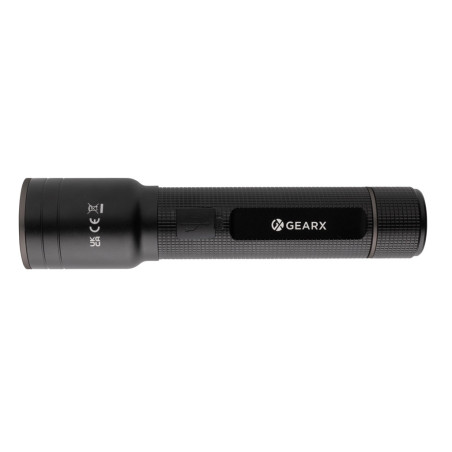 Torche robuste rechargeable par USB en aluminium recyclé RCS Personnalisable | BCM Goodies - 2