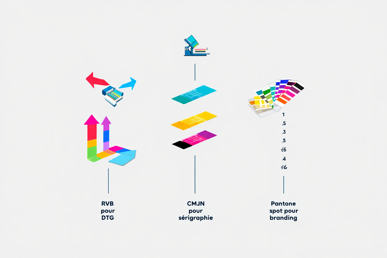 Gestion des couleurs selon technique d'impression