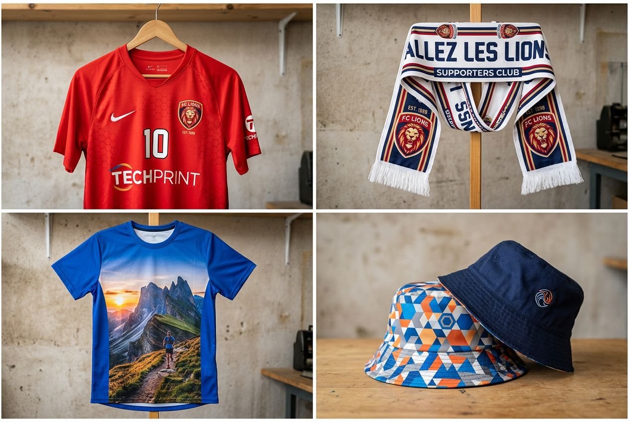 Applications variées de la sublimation textile