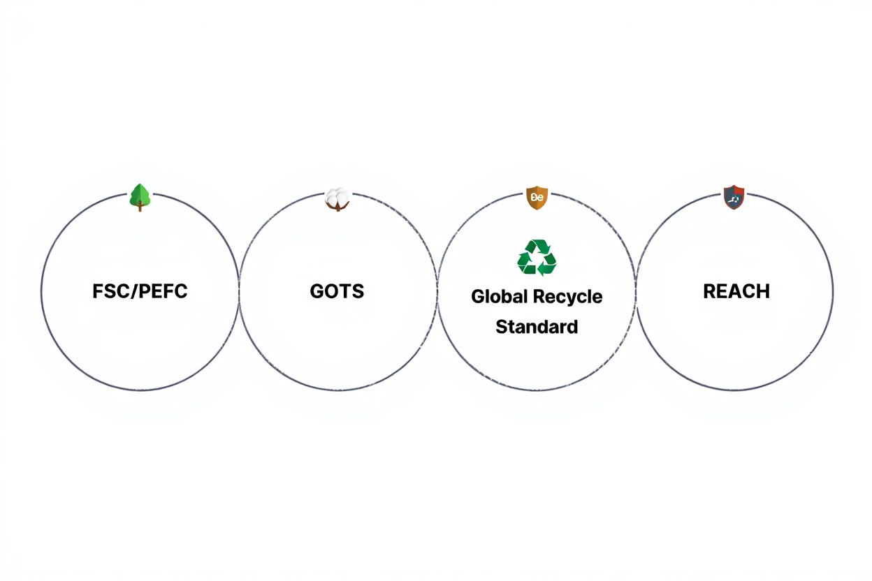 Certifications écologiques des goodies