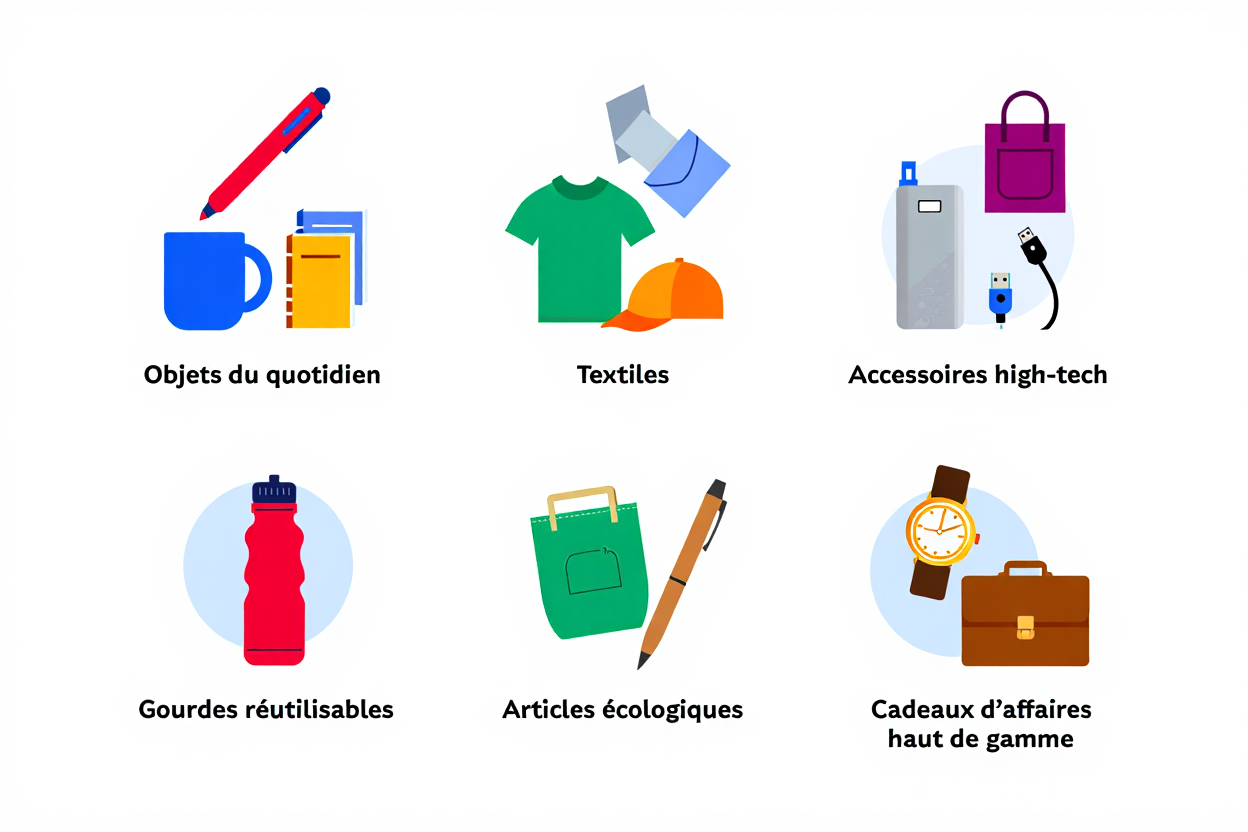 Catégories de goodies et objets publicitaires
